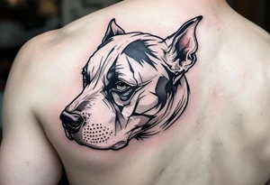 pitbull tattoo tattoo idea