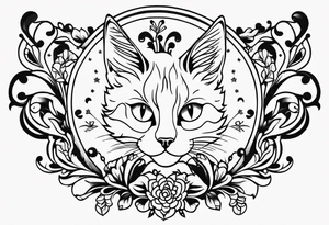 French cats tattoo idea