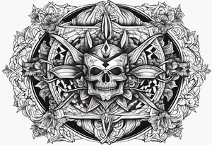 Tattoo about life and hell tattoo idea