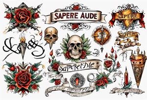 " sapere aude"
schwert tattoo idea