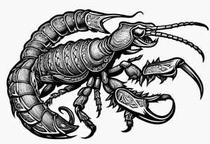 Angry scorpion tattoo idea
