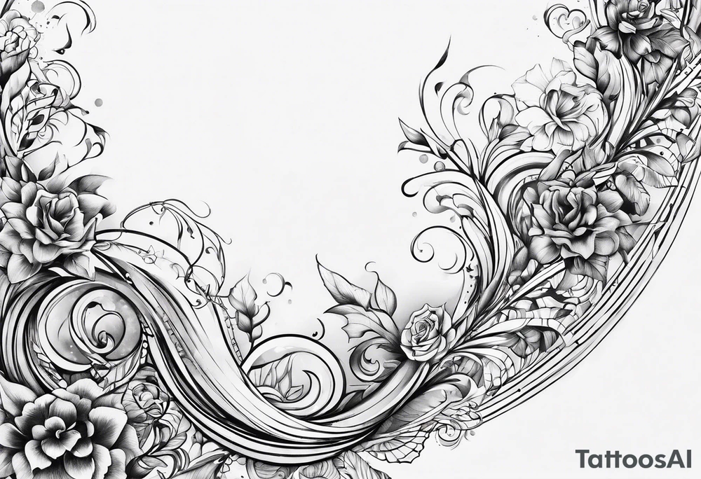 double helix tattoo idea