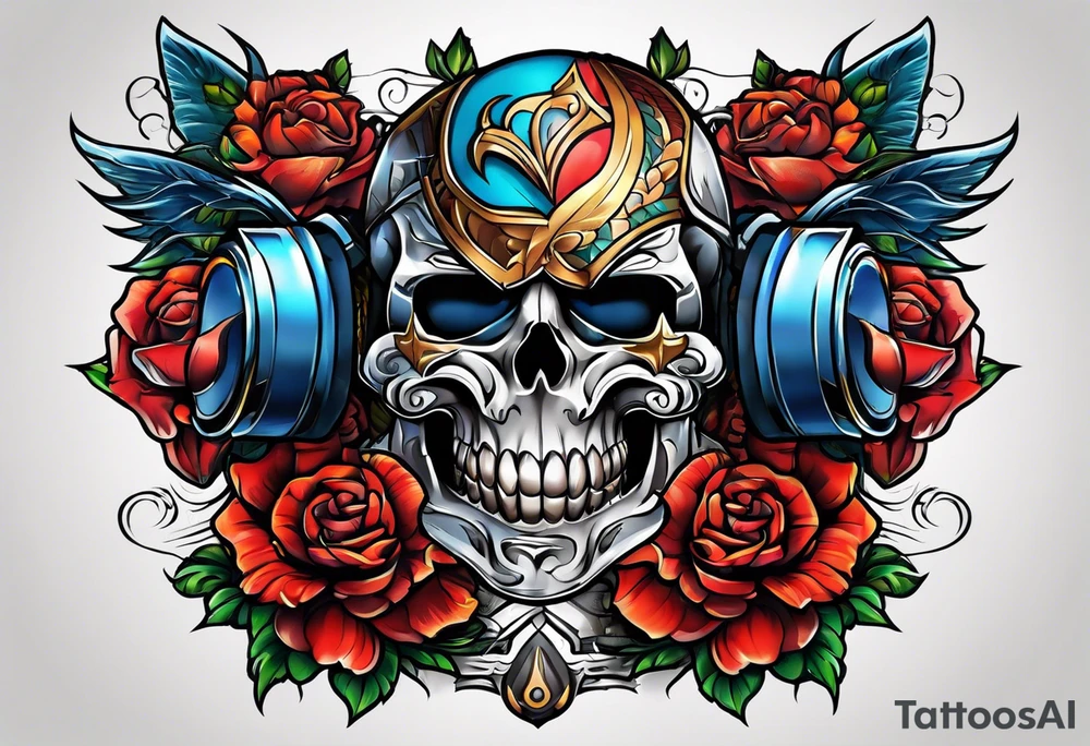 Bodybuilding tattoo idea