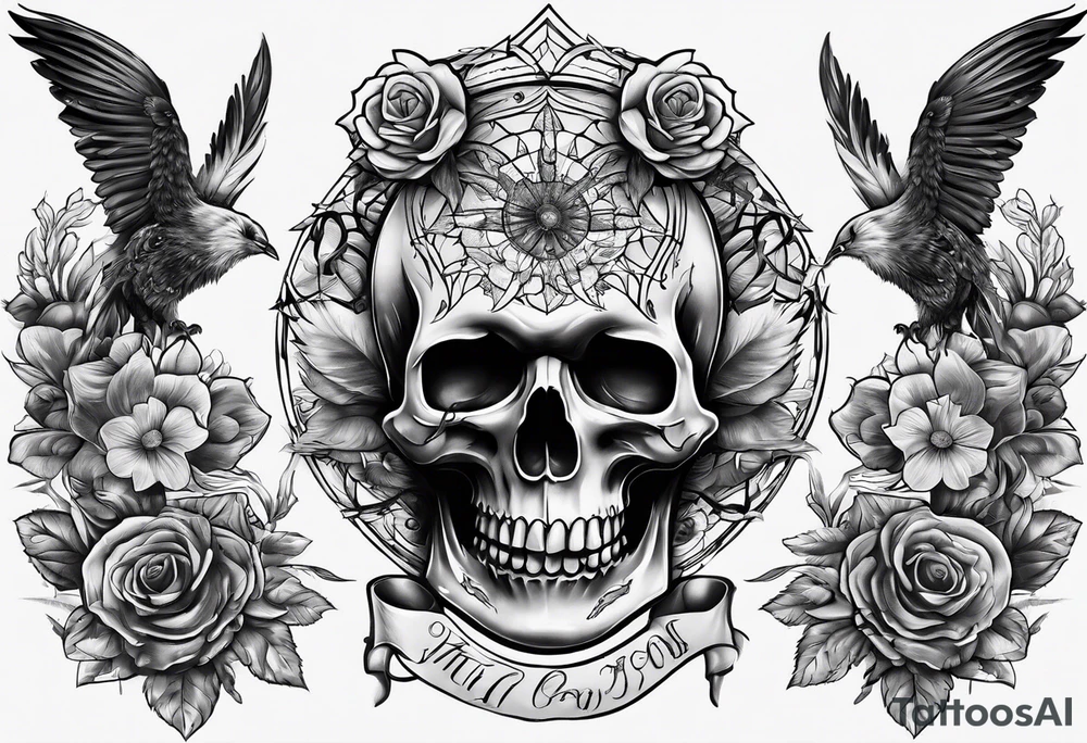 Death, depression tattoo idea
