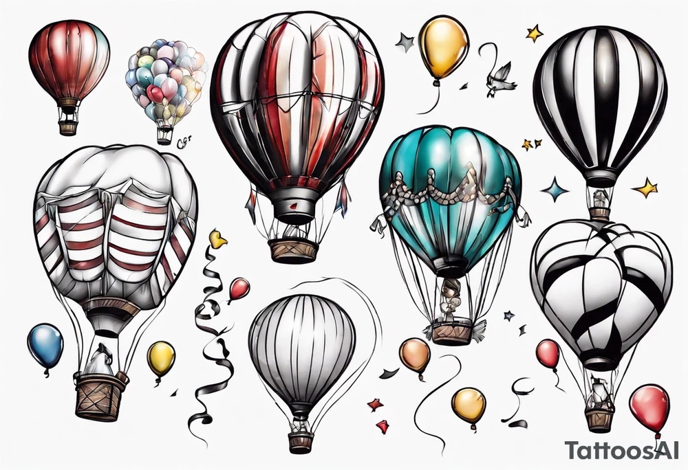 up! balloons tattoo idea