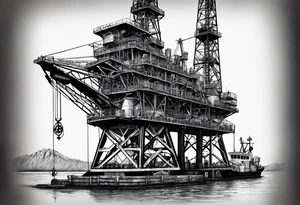 Texas,  oil rig,  Irish tattoo idea