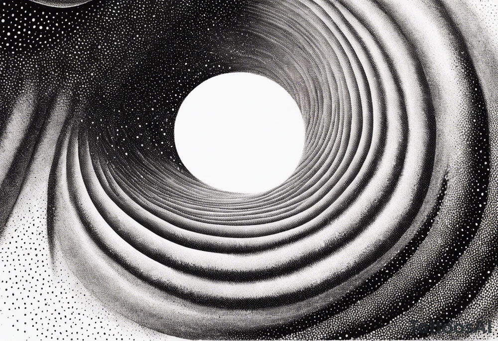 wormhole tattoo idea