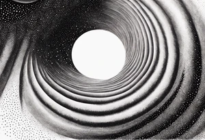 wormhole tattoo idea