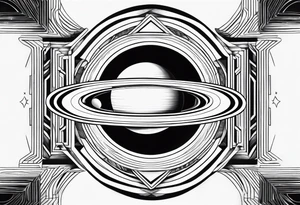Saturno tattoo idea