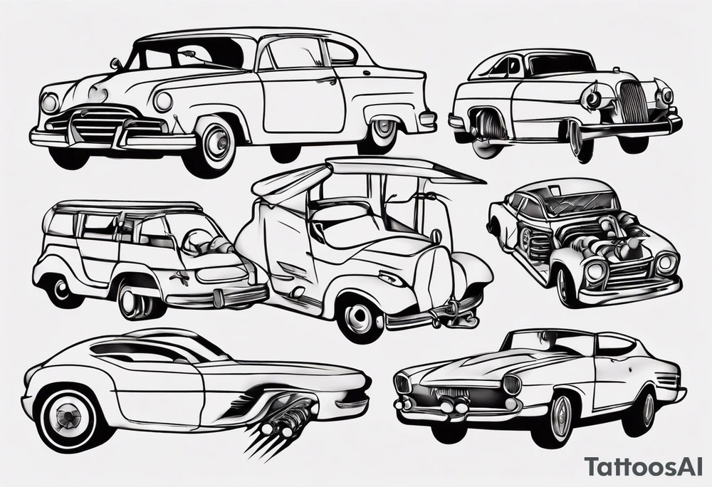 Car part tattoo idea