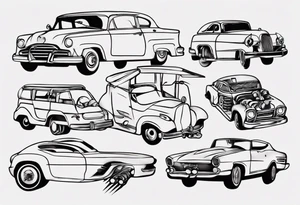 Car part tattoo idea