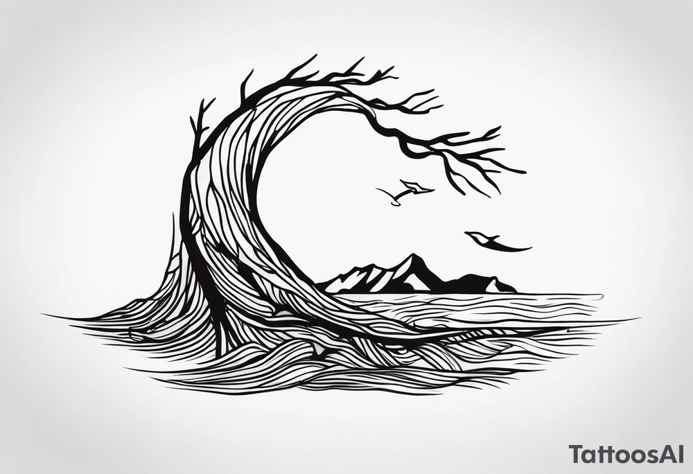 Driftwood tattoo idea