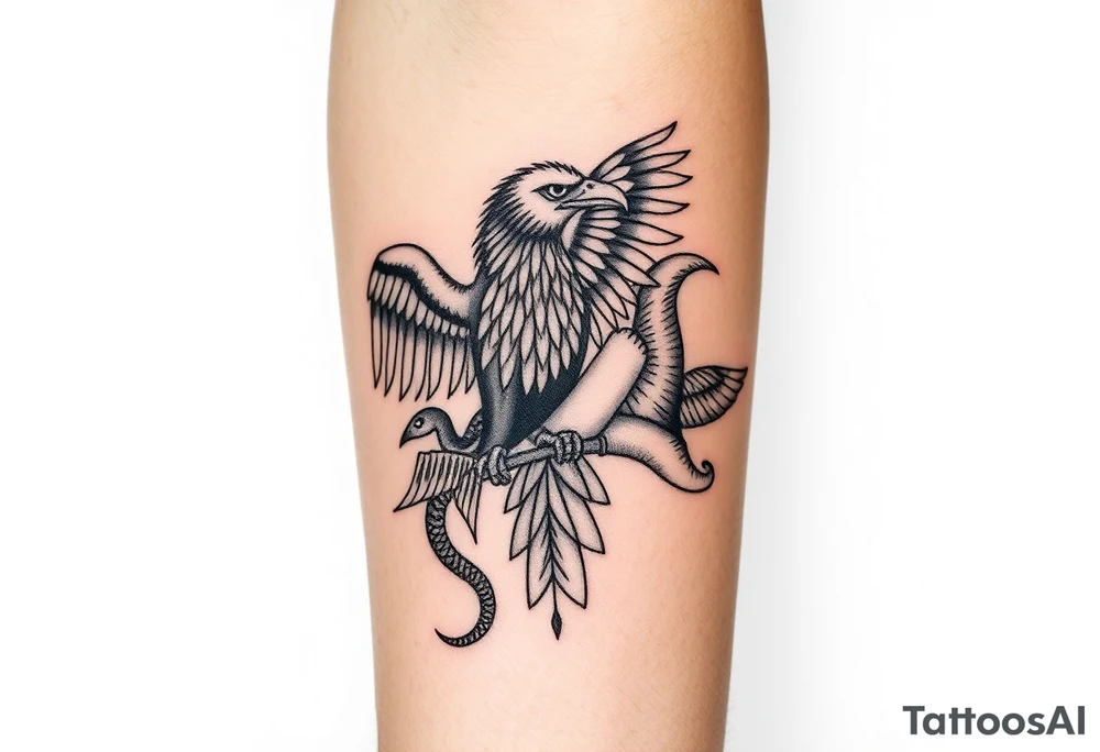 Inca trilogy  , Andean condor, puma, serpent and chakawNa tattoo idea