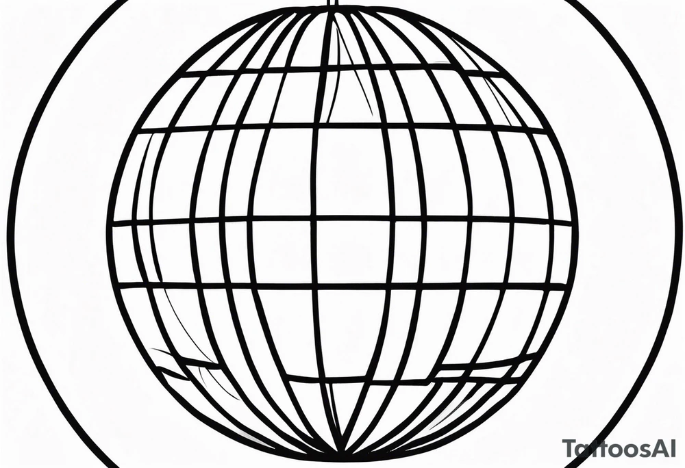 Mirrorball tattoo idea