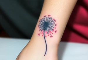 Dandelion real 
with shadows tattoo idea