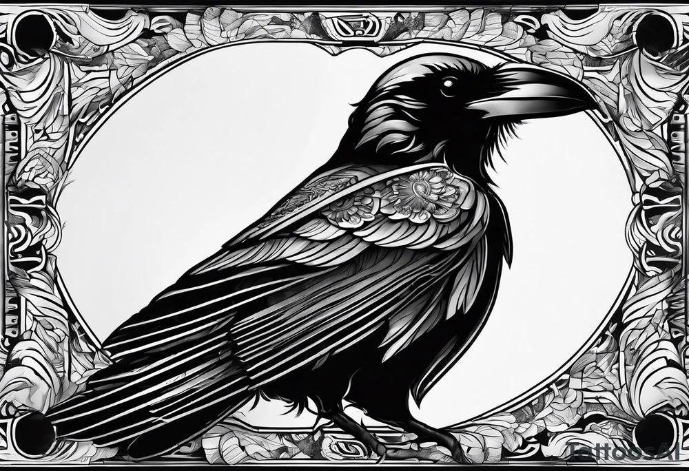addiction recovery ravens roman egyptian
feathers clouds tattoo idea