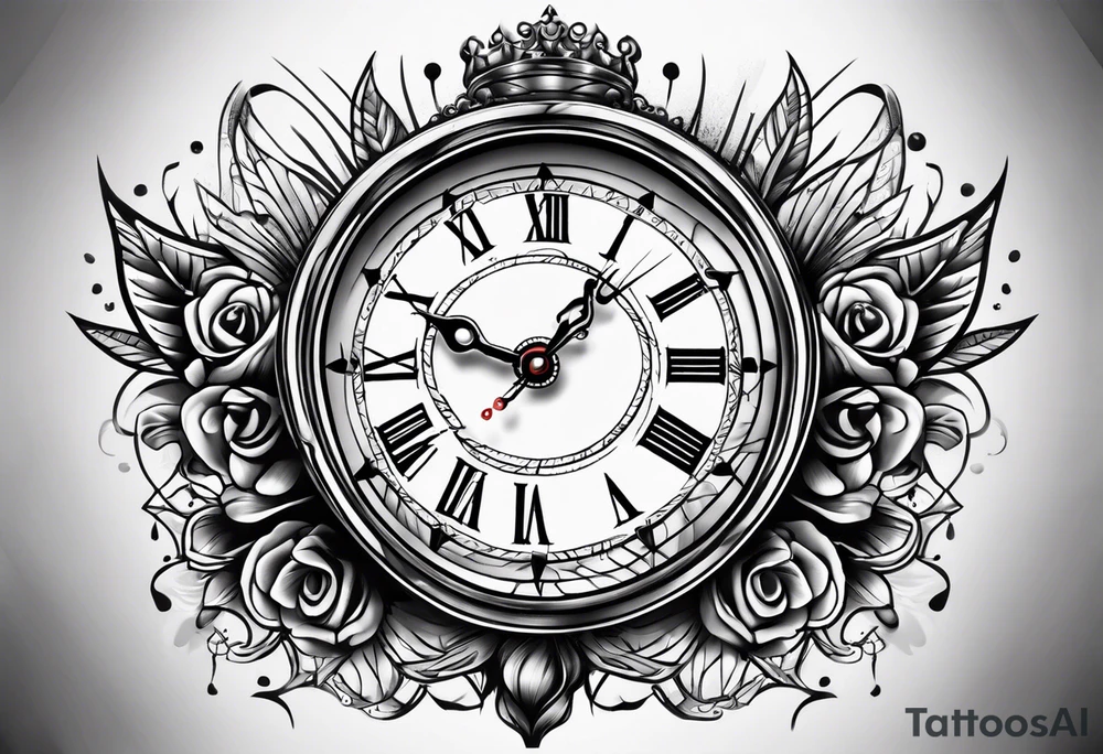 Clock tattoo idea