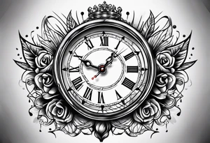 Clock tattoo idea
