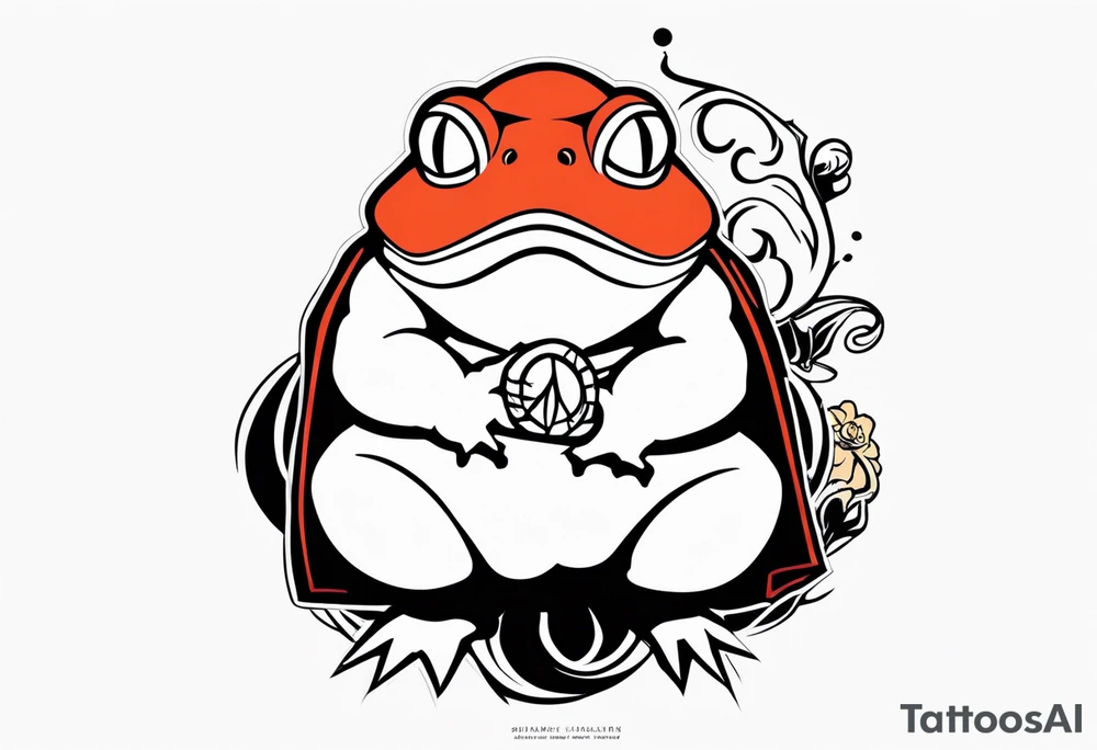 Jiraiya Naruto Gamakichi toad tattoo idea