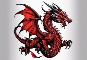 Red Dragon tattoo idea