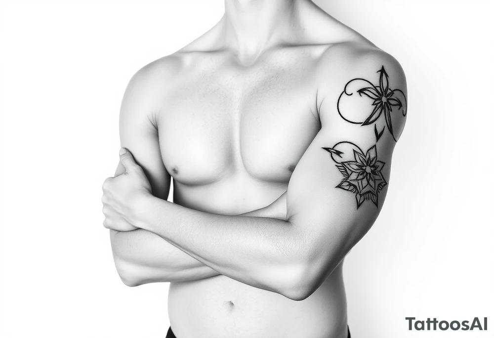 tibetan endless knot tattoo idea