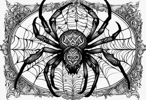 spider stanced tattoo idea