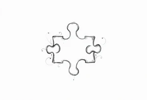 Autism puzzle piece tattoo idea