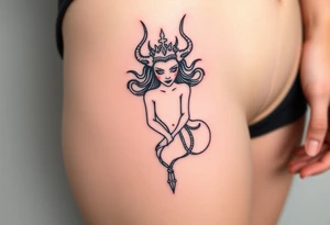 Queen of hell tattoo idea
