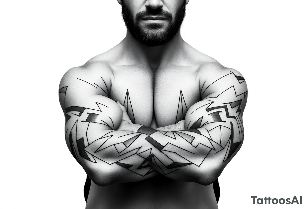 Computer code software developer, father of 6, masculine , strength, overcome, Libra, tattoo idea