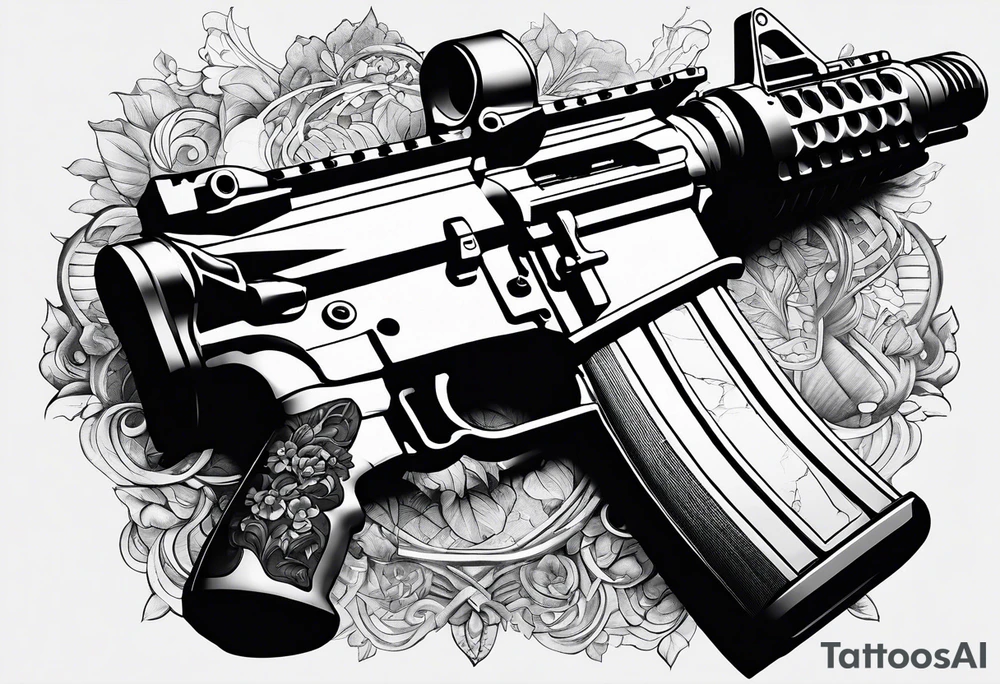 Ar 15 tattoo idea