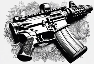 Ar 15 tattoo idea
