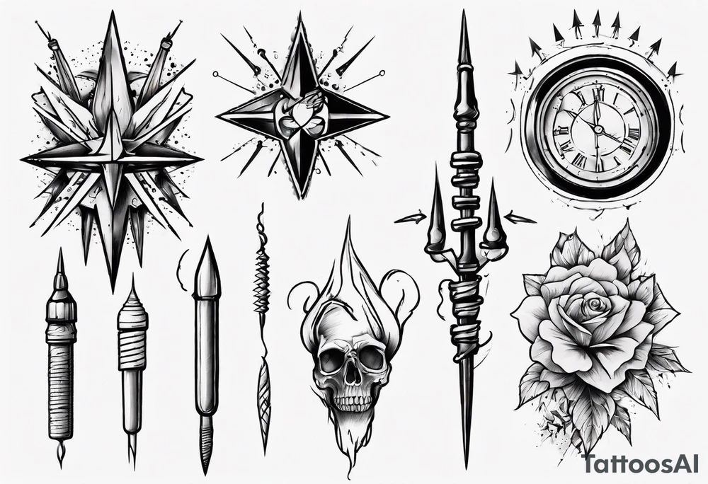 Needle tattoo idea