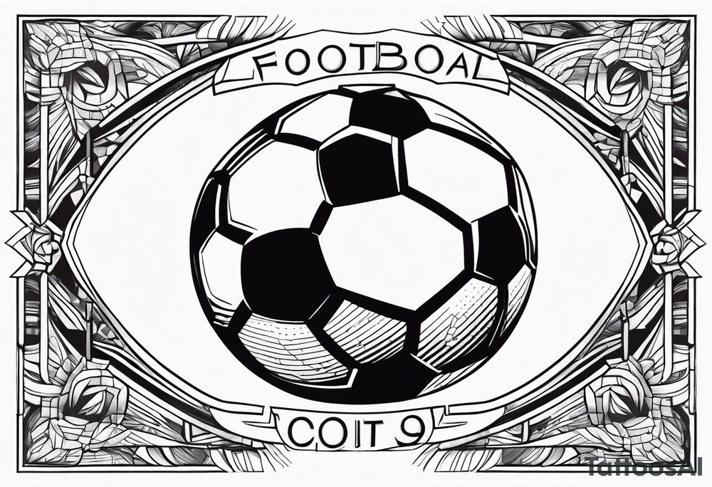 Football tattoo idea