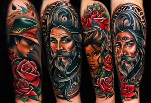 Family birthdates combined - 08.15.1966, 07.17.1974, 03.03.1992, 02.11.2008 and 02.02.2006 tattoo idea