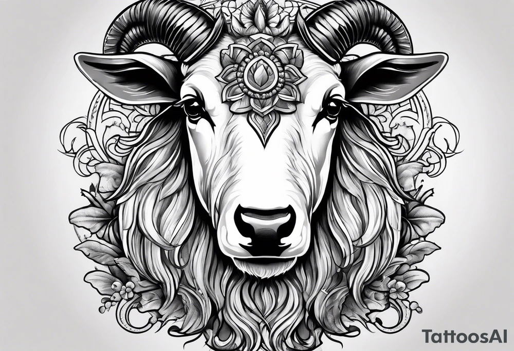 Sea goat tattoo idea