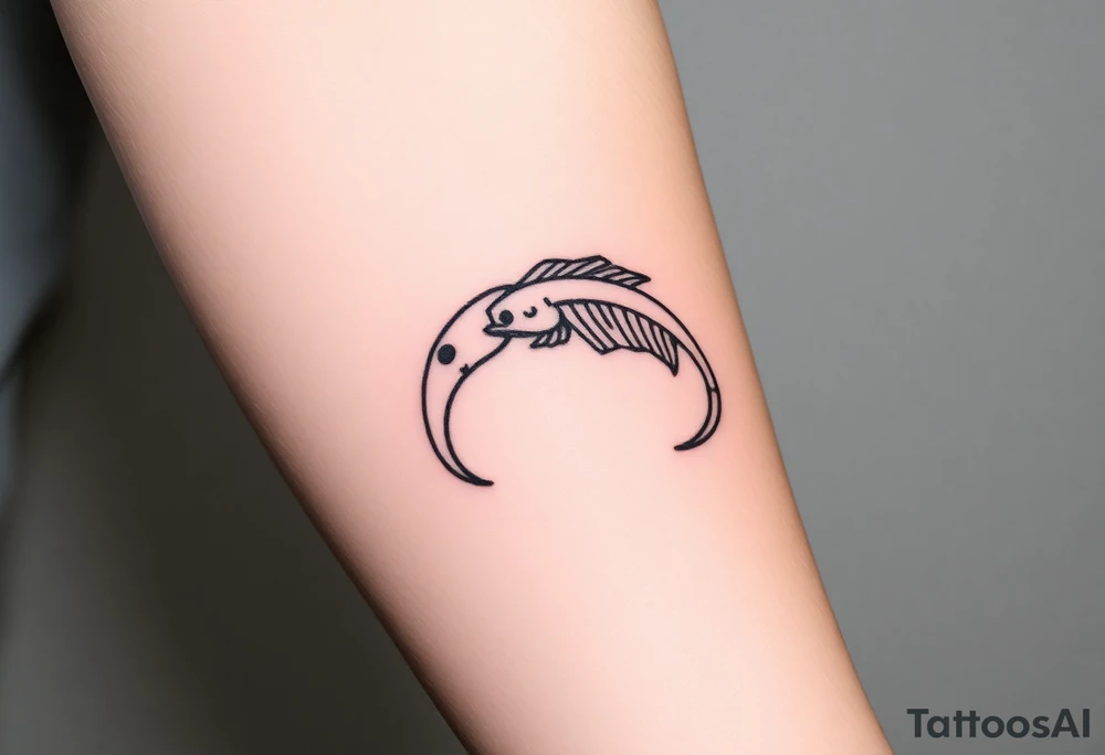 zodiac sign "pisces + cancer" tattoo idea