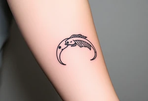 zodiac sign "pisces + cancer" tattoo idea