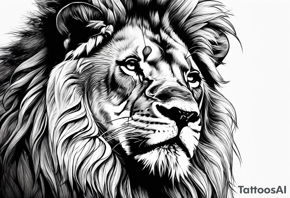 Lion tattoo idea