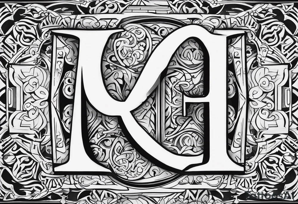 CM - AL - ER - EG tattoo idea