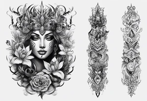 spine tattoo idea