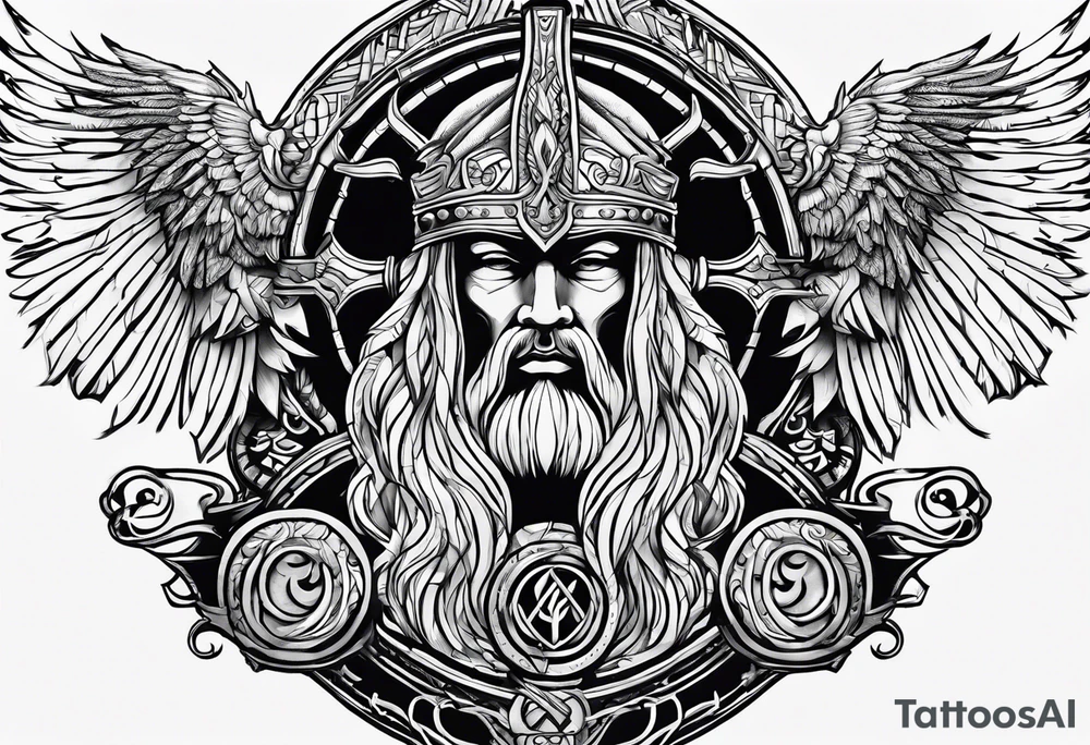 VICTORY OR VALHALLA tattoo idea