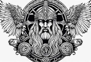 VICTORY OR VALHALLA tattoo idea