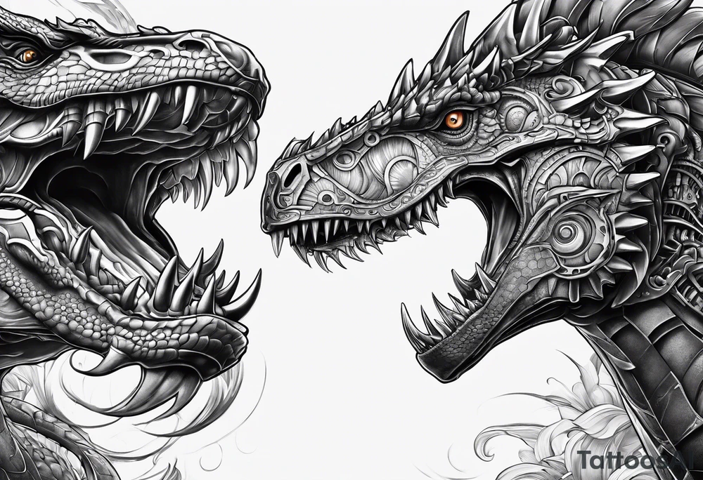 Dinasour tattoo idea