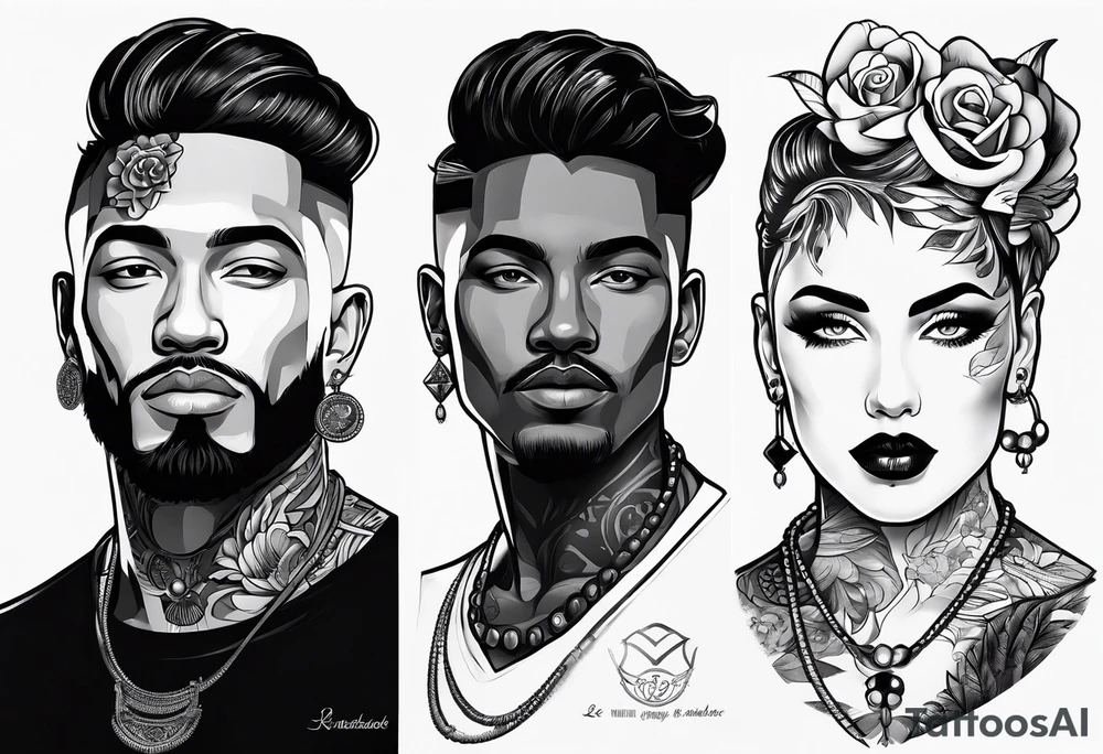 write “Lee Braddock 1936-2024” tattoo idea