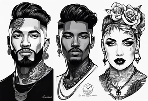 write “Lee Braddock 1936-2024” tattoo idea