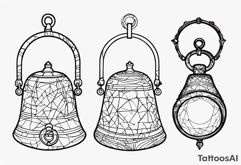 cracked bell tattoo idea