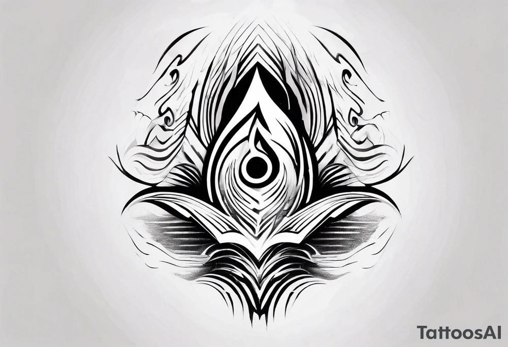 God is in the soundwaves tattoo idea
