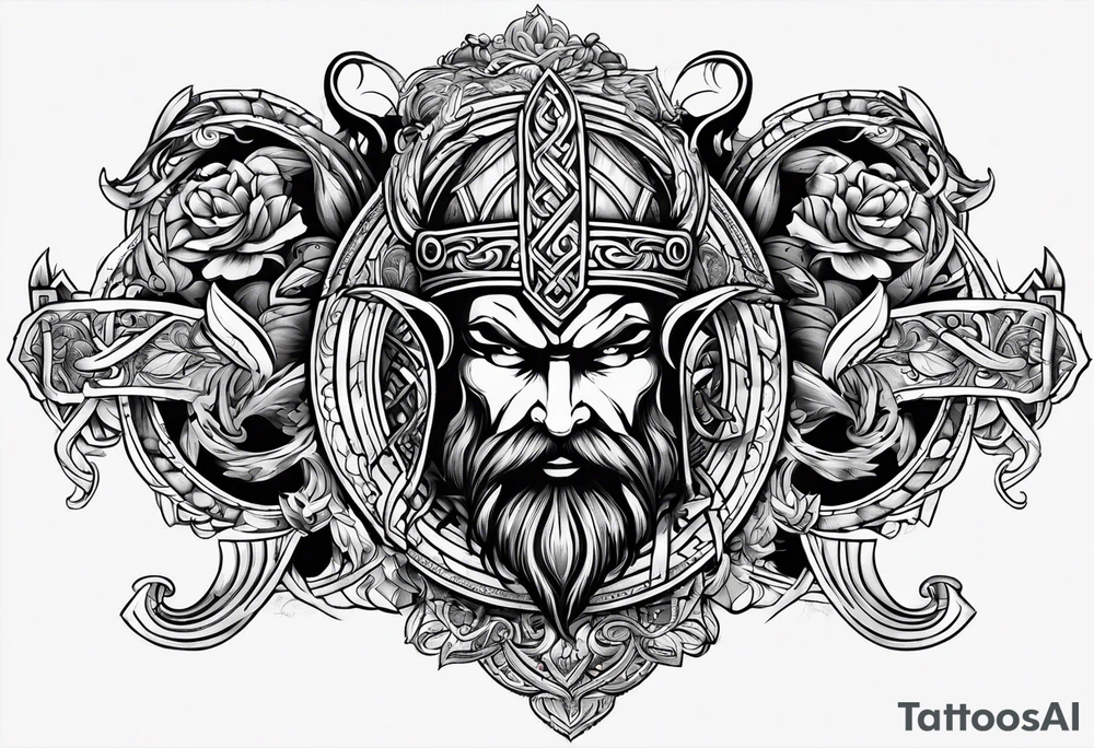 Viking style tattoo idea