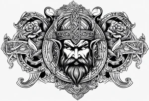 Viking style tattoo idea