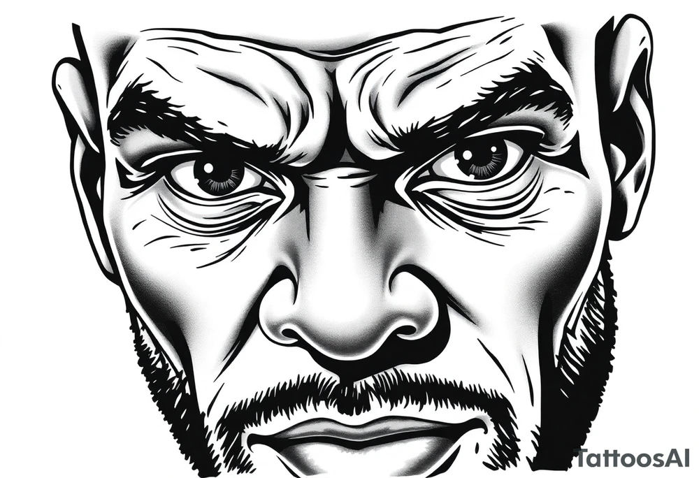 the words action beats anxiety with someone eyes who look extremely focused use lebron James game 6 vs Celtics tattoo idea